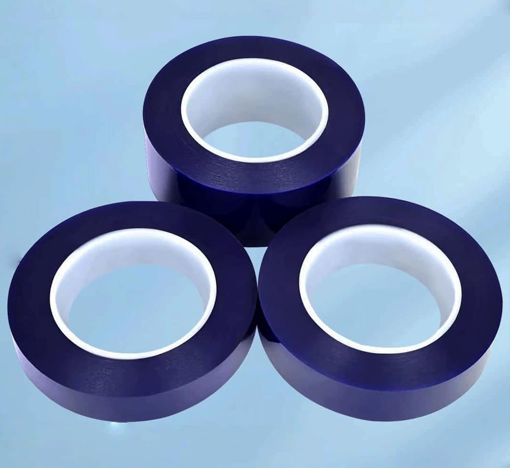 Schutzband for metallografische Metall-Leiterplattenproben – 100 m langes, blaues, halbtransparentes, elektrostatisches Folienband(100Mx80mm)