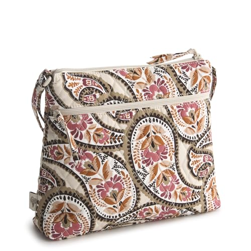 Image of Vera Bradley Women's Premium Cotton Original Zip Hipster Crossbody Bag