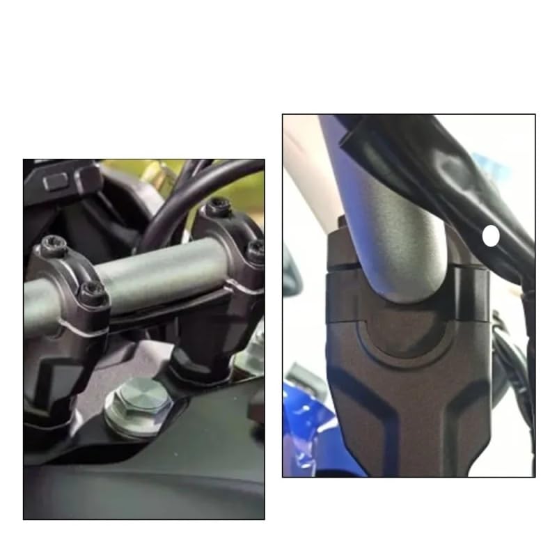 Elevador de manillar de motocicleta Tenere 700 acabado premium en aluminio CNC mecanizado 5
