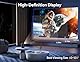 Osoeri Mini Beamer, Mini Projektor 4K, 1080P, Bluetooth, WLAN, Autofokus, 4P Leiter Portable Smart Projector, DLP Videoprojektor Mit 2 * 10 W 3D-Lautsprecher, Staubdichte Full HD Beamer 4K Android TV
