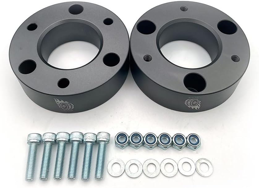 3 Inch Front Leveling Lift Kit Compatible with 2007-2019 Chevy/GMC Silverado/Sierra 1500, 3 Inch Suspension Strut Spacers Lift Kits