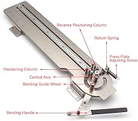 Vista 2 de Herramienta de doblado de alambre eléctrico Máquina de doblado de cable manual Alambre de hierro Alambre de cobre DIY Bender 10-50MM2