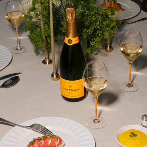 ikonisch für Feiern und Geschenke (92 Zeichen). - Detailansicht von Veuve Clicquot Yellow Brut Geschenk 0,75L – Dealfox...