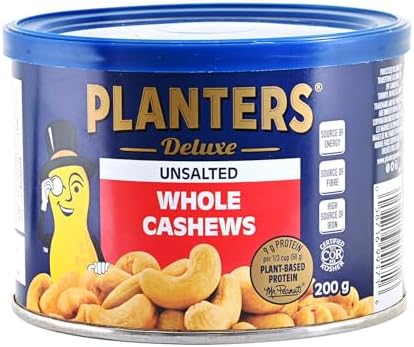 Planters Cashews Unsalted, 200g