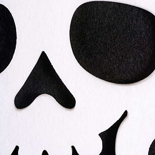 Dii Fall Home & Party Décor Spooky Halloween Decorations Indoor & Front Porch, Hanging Foam Set, Skulls & Crossbones, 2 Piece #TOP2