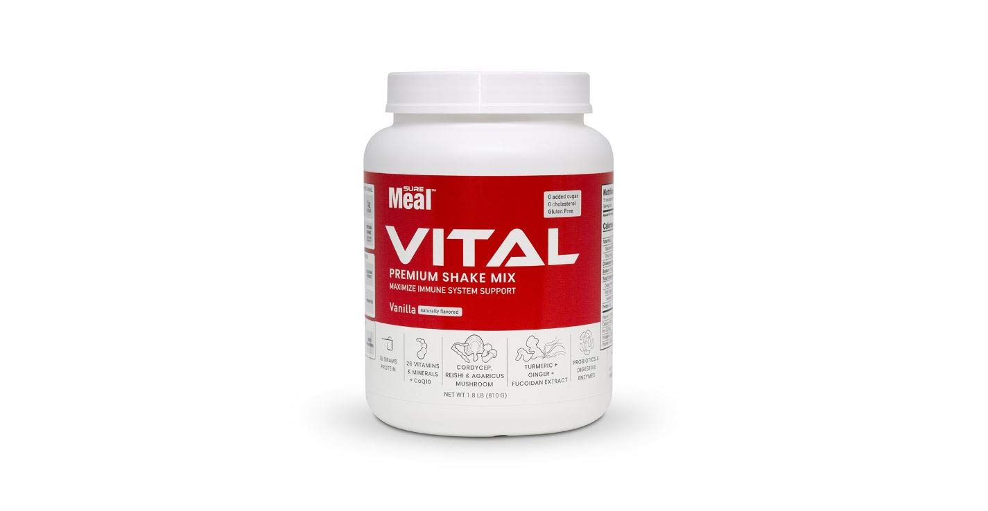 Ultra Premium Nutritional Shake Mix Sure Meal Vital - Net Weight 1.8 Pound (810 Gram)