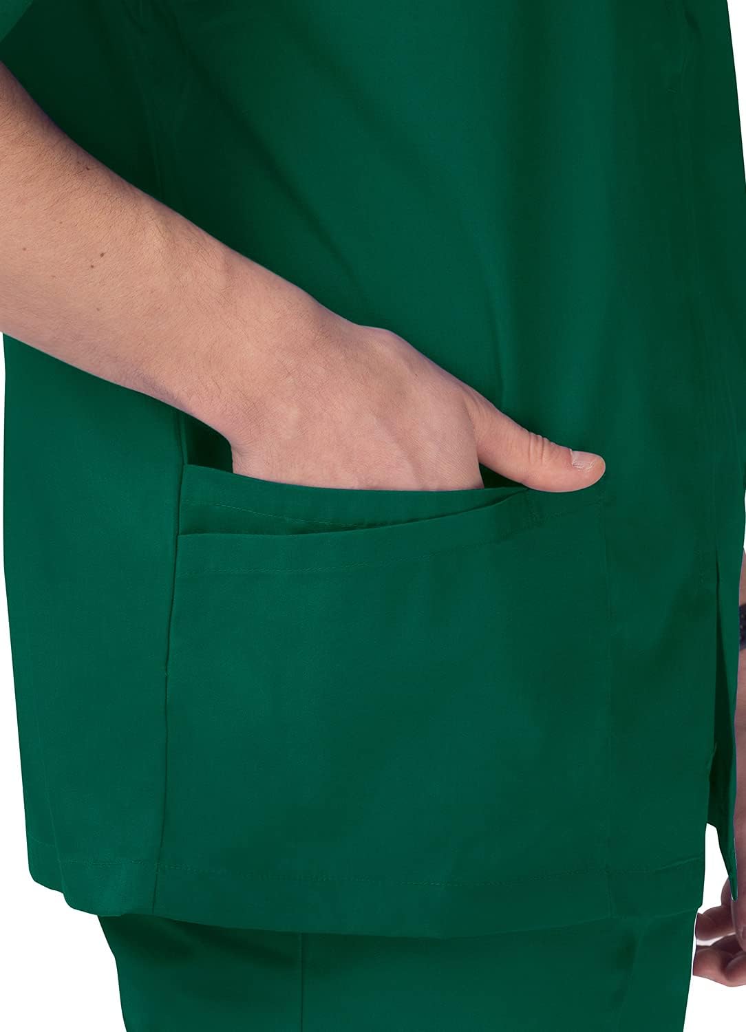 Sivvan Scrubs for Men - Zippered Short Sleeve Jacket - Image 4