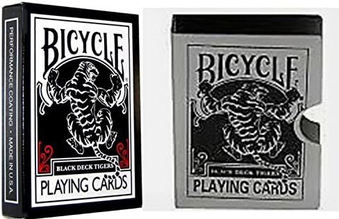 Black Tiger Steel Clip and Black Tiger Playing Cards by Ellusionist