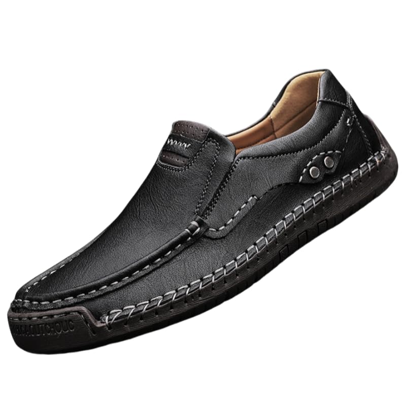 Men's Loafers - Casual Shoes with Soft Rubber Soles, Breathable Design, Sewn, Comfortable and Stylish Casual Shoes - Main Image