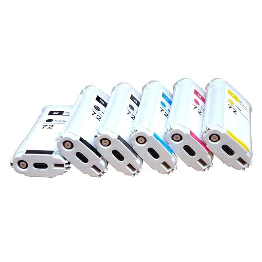 HP 72 インクカートリッジ　プリントヘッド　7個セット Amazon.co.jp: Zeblue 72 インクカートリッジ 交換用 HP 72