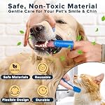 6PCS Grooming & Bath Supplies for Dogs, Cats | Dog Washing Gloves | Dog Bath Brush | Dog Shower Brush | Pet Grooming Gloves | Dog Grooming kit | Pet Supplies for Showerhead & Sprayer (Navy Blue) - Image 6