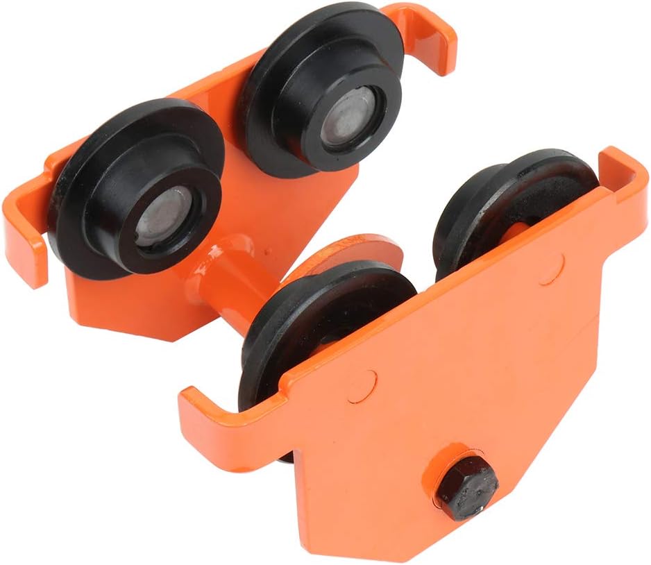 OCPTY Manual Trolley Push Beam Track Roller Monorail IBeam