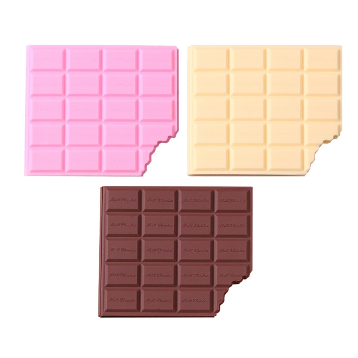OFFSCH Chocolate Themed Memo Pad Set of 3 for Creative Writing