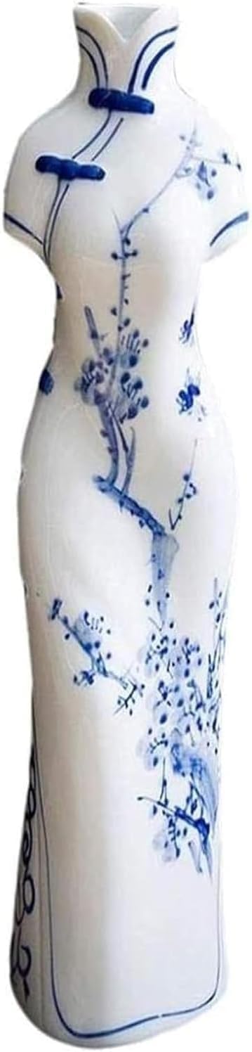 Vase Tabletop Decoration Ceramic Classical Creative for Dry Flowers Art Household Living Room Bedroom Office Desktop