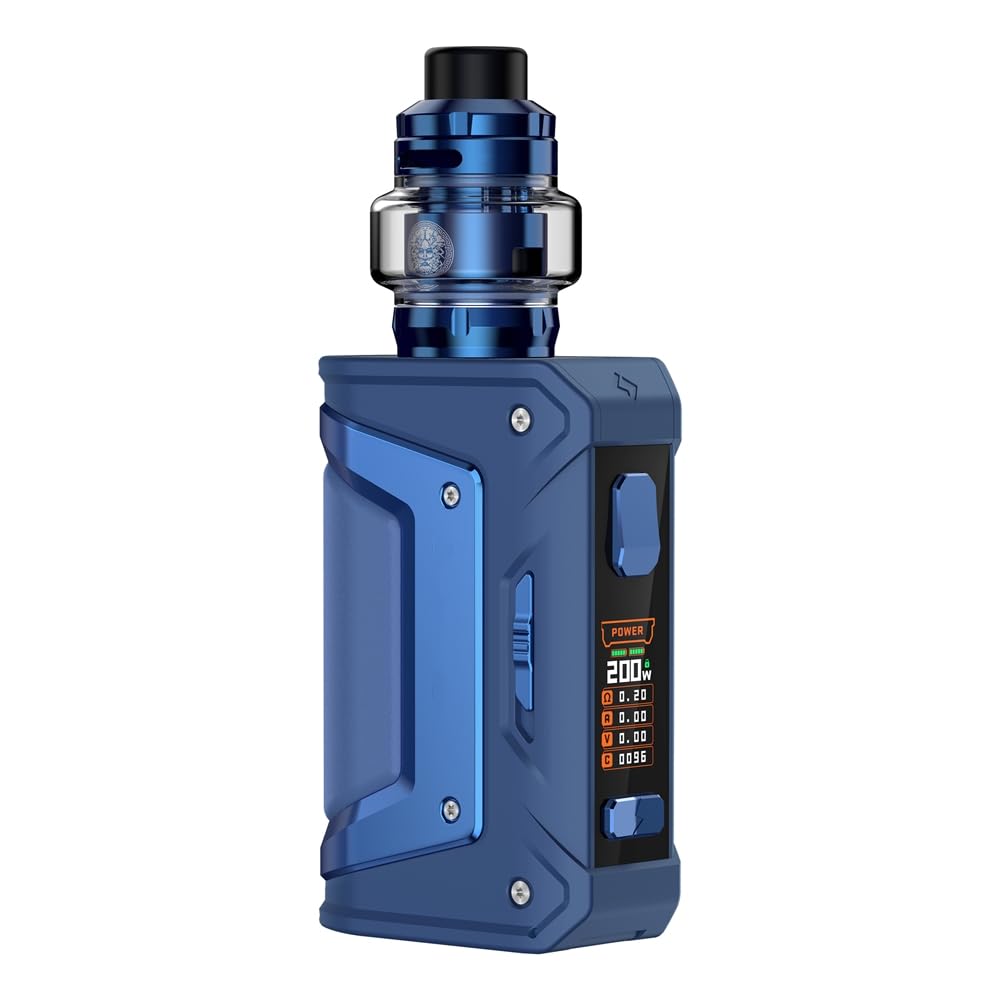 Geek'Vape Aegis Legend 2 Classic Kit L200 Classic Mod 200W Vape 6ml Z Max  Tank fit M Coil E-Cigarette Vaporisateur (Bleu)