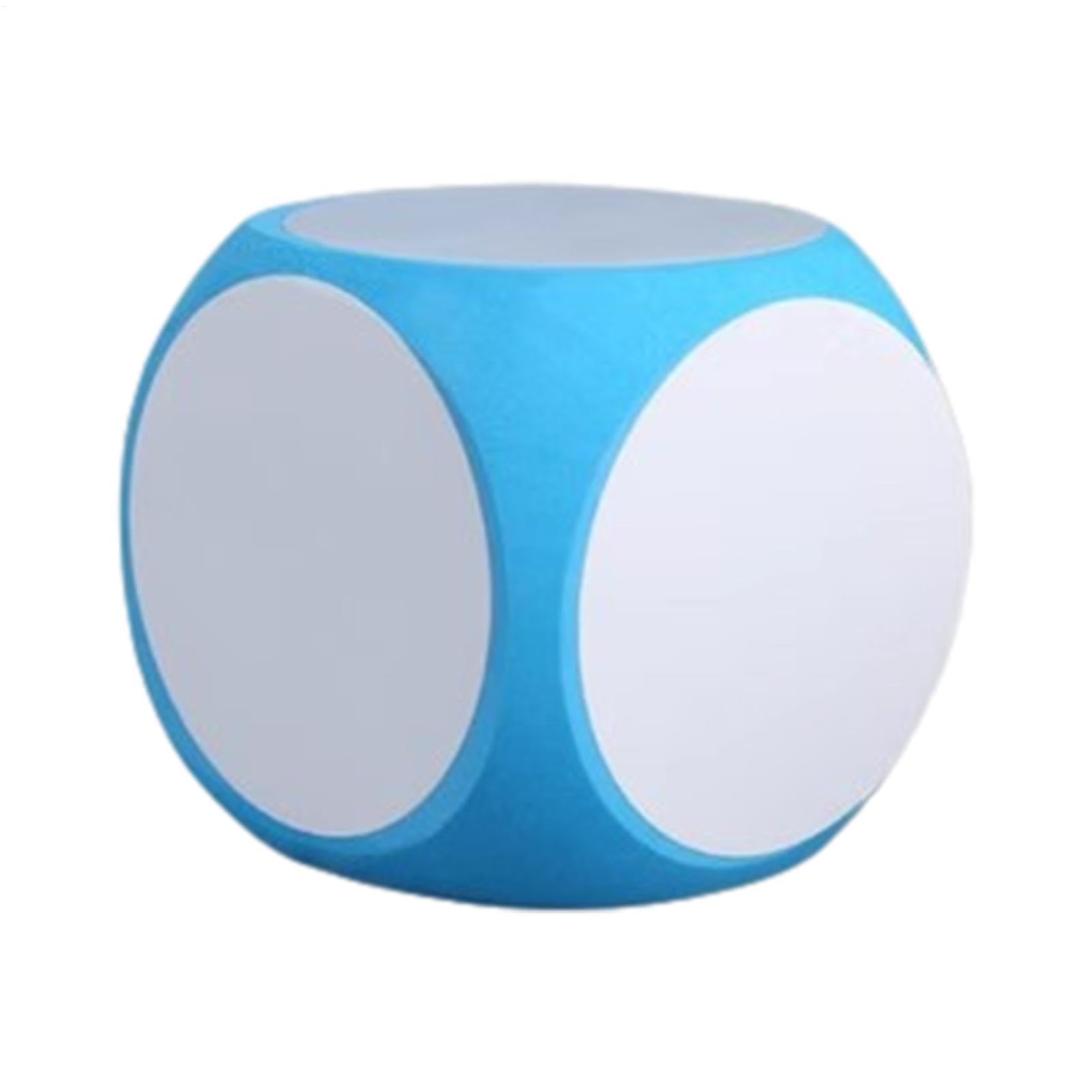 Blank Dice Write On | Children's Activity Dice | Story Dice For Kids | Foam Dry Erase Dice | Large Blank Dice | Standard Game Dice | 10x10x10 Cm | White Board Dice Cube For Classroom, Game, Kids