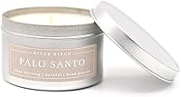 Vista 17 de River Birch Candles - Vela perfumada de almendra + miel, velas de soja de alta calidad, totalmente naturales, no tóxicas, vela de viaje de lata