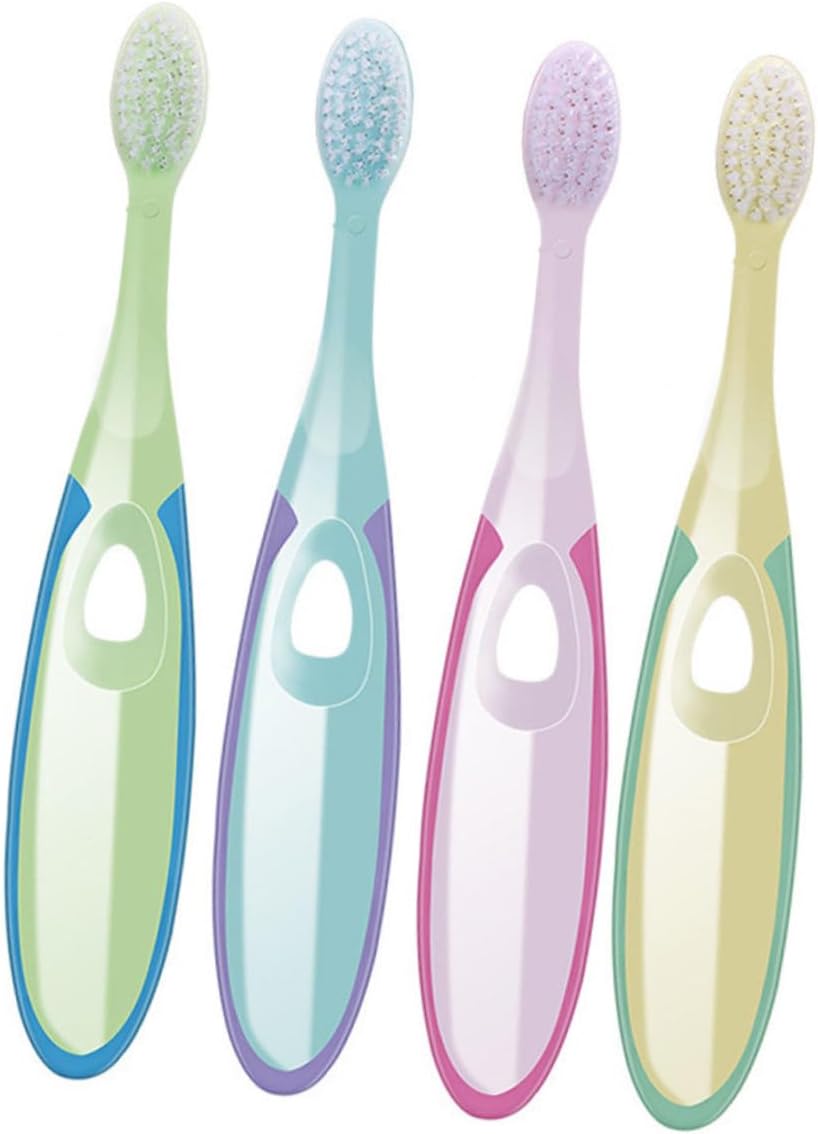 4pcs Toothbrush Soft Bristles Dental Care Tool for Ages Gentle Gum Care Training Brushes for Boys