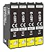Price comparison product image King of Flash 4 Black Compatible Printer Ink Cartridges For Epson T1291-4 x Black SX420W, SX425W, SX525WD, SX620FW, Office B42WD, BX305F, BX305FW, BX320, BX320FW, BX525WD, BX535WD