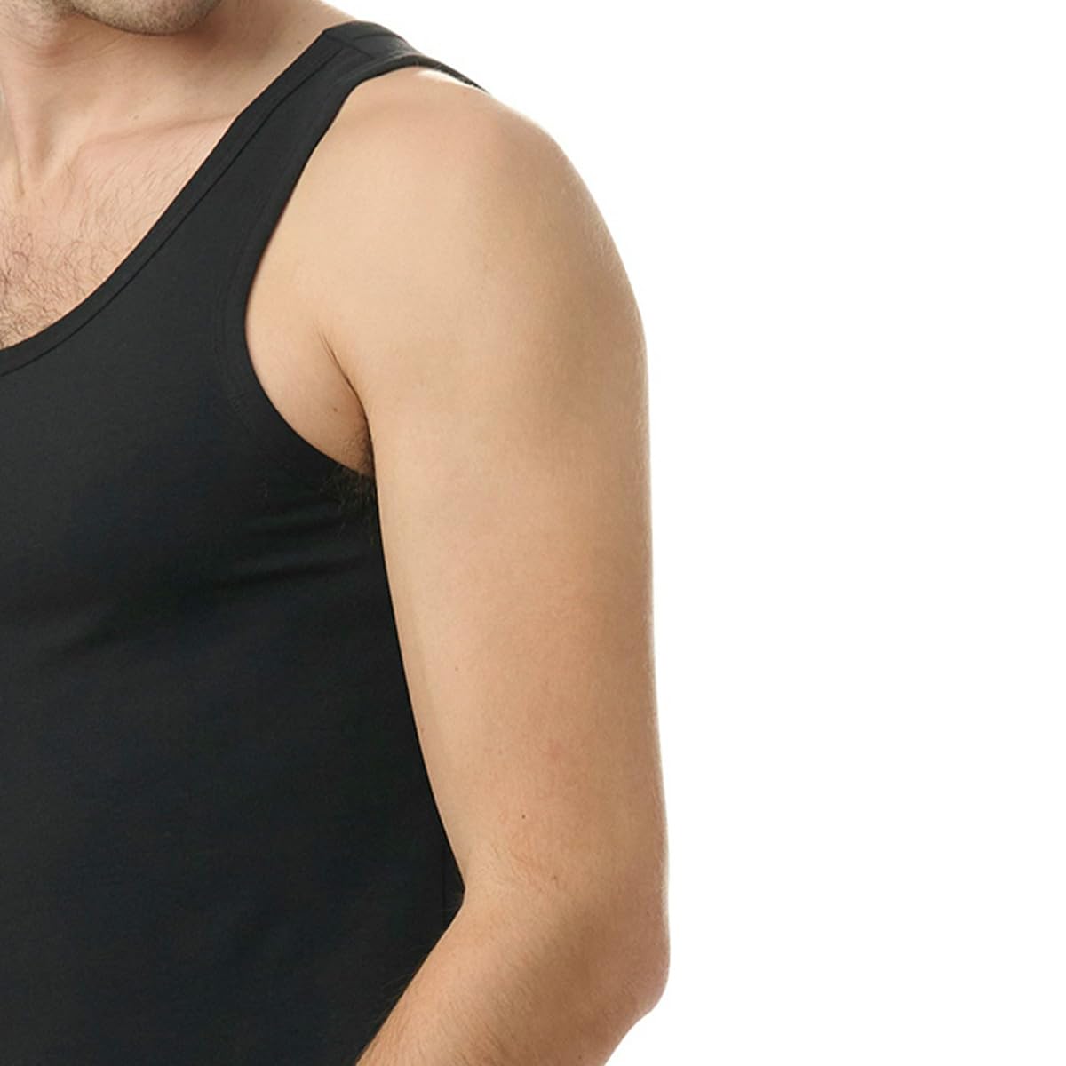 Adidas Lot de 4 débardeurs en coton pour homme, Noir , XL