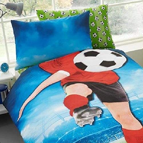 Footballer Duvet Cover and Pillowcase Set - Image 3