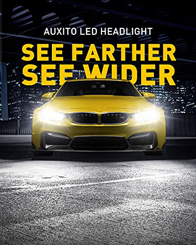 Auxito H1 Led Bulbs, 15000Lm Per Set, 6500K Xenon White, Mini Size Wireless Light Bulbs, Pack Of 2 #TOP6