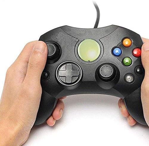 Classic Wired Controller Gamepad Joysticks for Xbox S Type Console（Black4）