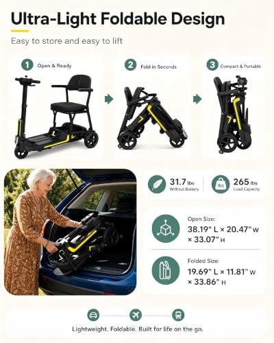 ATmobi X3 Foldable Mobility Scooter