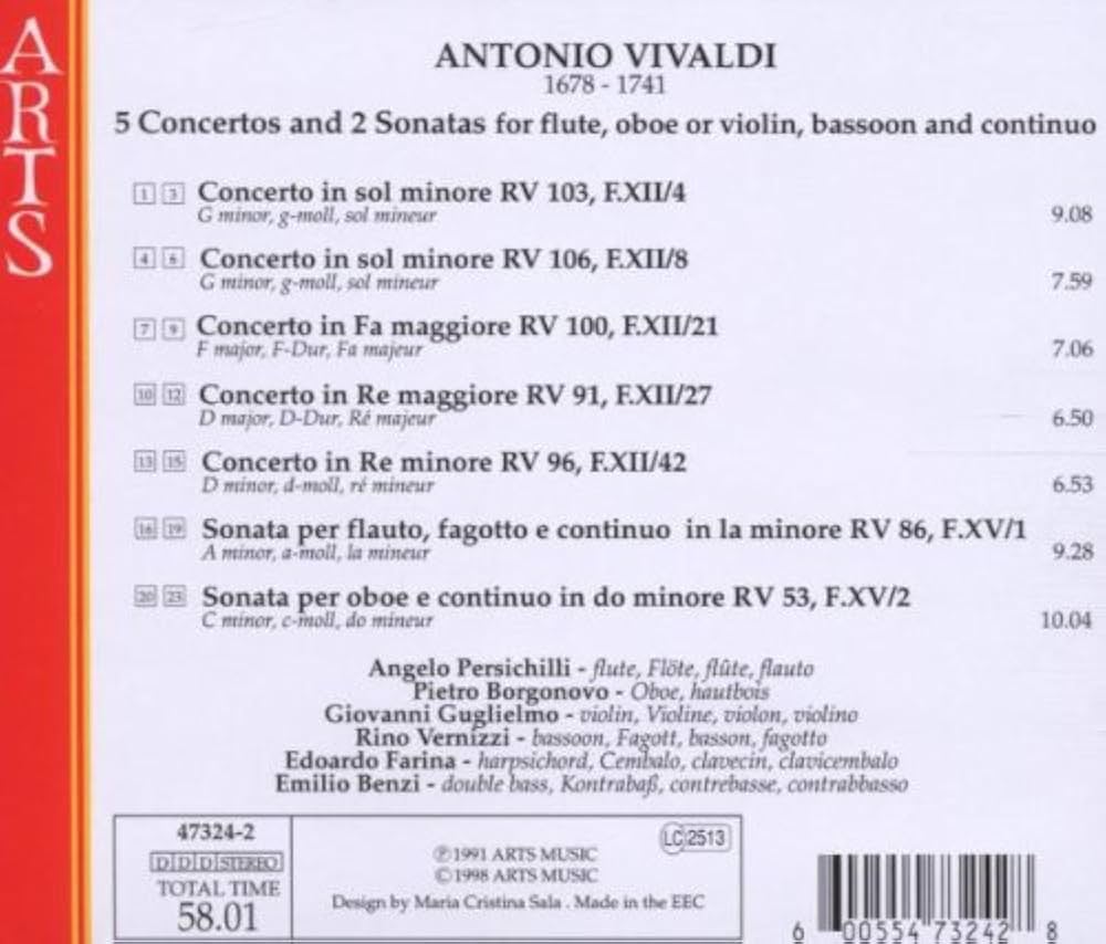 ヴィヴァルディ 主要作品集 Concertos & Sonatas, etc Amazon.co.jp: Vivaldi Masterworks: Complete Concertos
