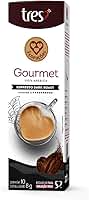 3 Corações Cápsula Café Espresso Gourmet Dark Roast - 10 unidades