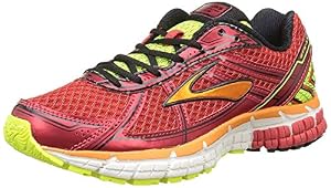Brooks Brooks Sportschuh Kids Adrenaline GTS 15 rot/orange/Limette EU 36 (US 4) Brooks Brooks Sportschuh Kids Adrenaline GTS 15 rot/orange/Limette EU 36 (US 4)