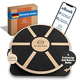 My Balance Premium Balance-Board inkl. Antirutschmatte I Hochwertiges Wackelbrett mit E-Book I Stärkt deine Balance I Balance Board für bessere Fitness