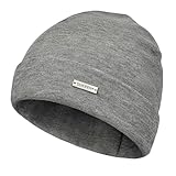 Sukeen Winter Beanie for Men Women Double Layer Soft Warm Winter Hat Unisex Knit Cuffed Beanie Stocking Cap for Cold Weather Grey