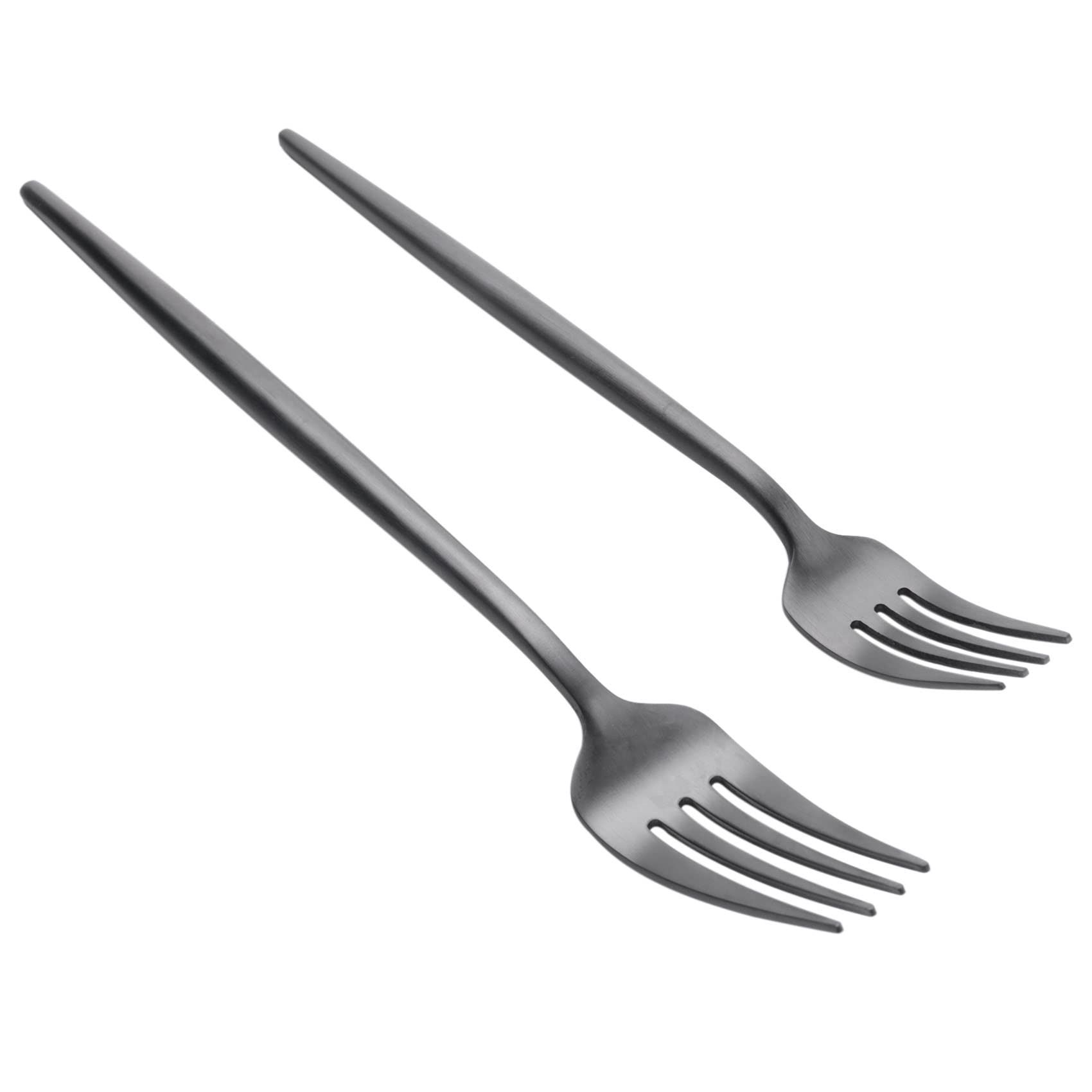 Besteck-Set, Schwarz, matt, 20-teilig, Edelstahl für die Küche und das Restaurant.