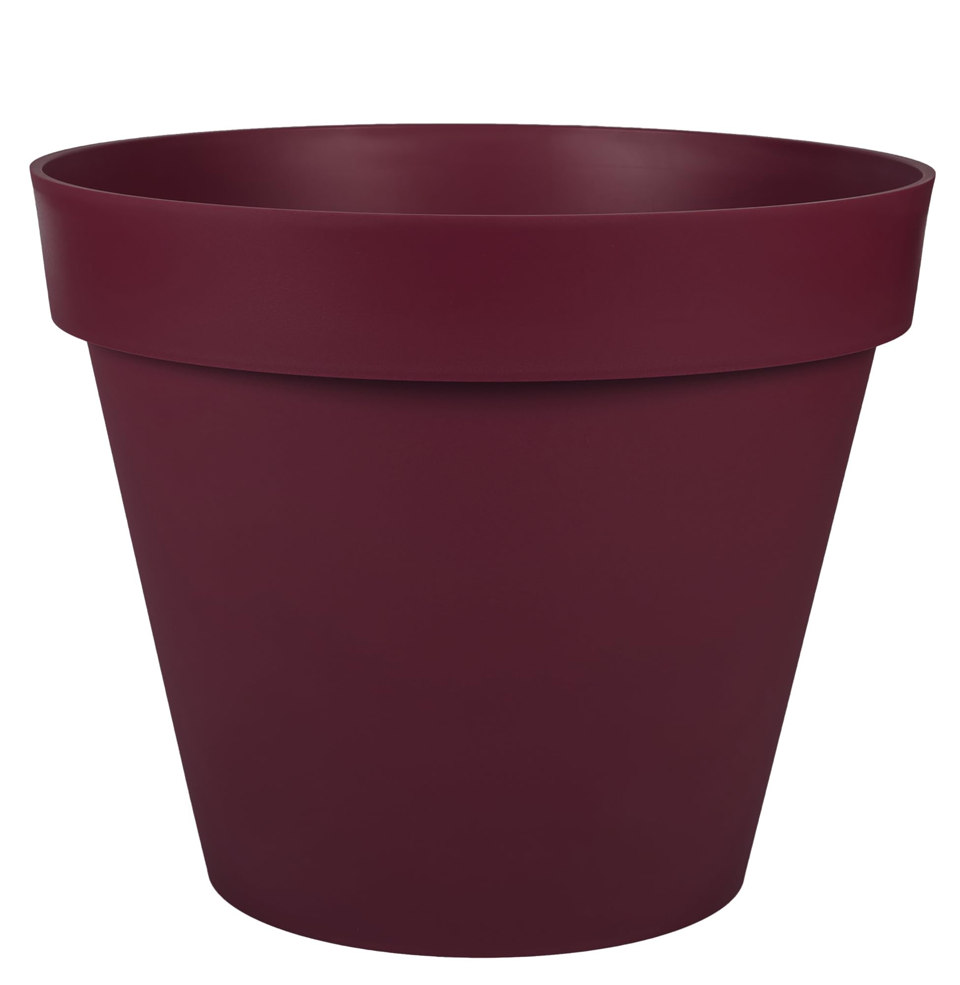 EDA Flower Pot, Burgundy, Ø 48 cm
