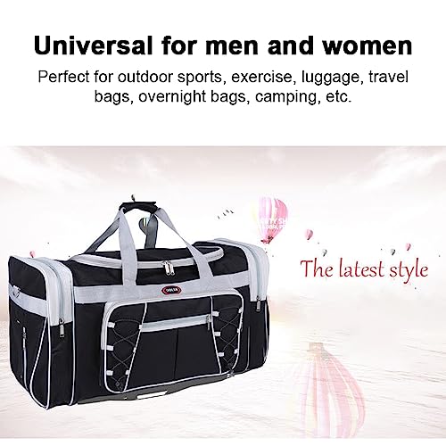 Jethrora 26 Inch Travel Duffle Bag Large Capacity Overnight Bag 600D Oxford Cloth Luggage Bag Wear R