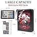Trading Card Binder for One Piece Card Game,9 Pocket with 50 Sleeves up to 900 Cards One Piece TCG Card Binder,Waterproof Card Storage Bag with Sleeves,one piece for card Display Case