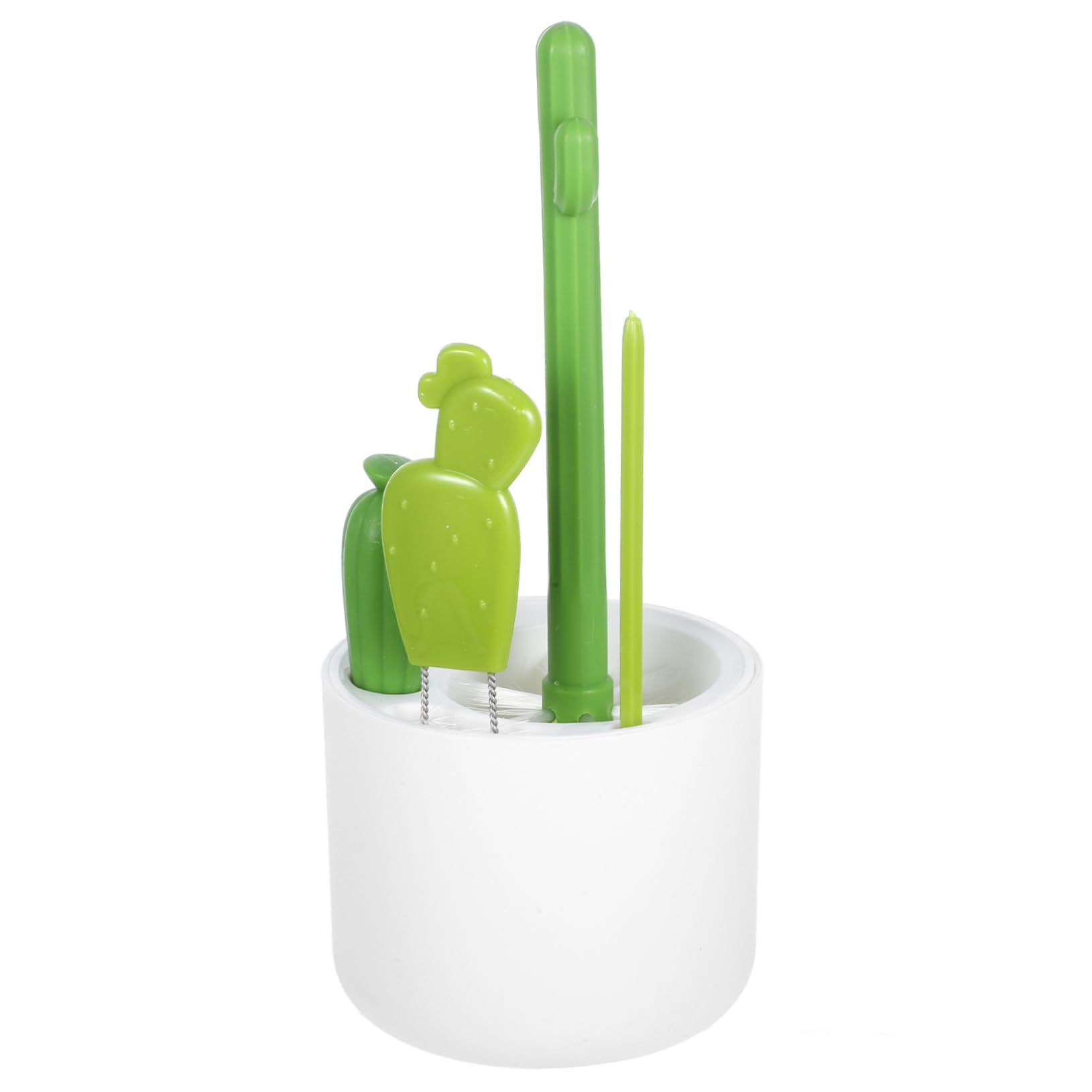3 Set spazzola per bottiglie di cactus pennello per scanalature sospese pennello per coperchio Set di spazzole per spazi stretti detersivo detergente quotidiano per coperchi Didiseaon