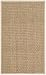 Safavieh Natural Fiber Collection NF114J Basketweave Natural and Ivory Summer Seagrass Runner (2'6" x 6')