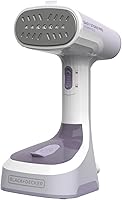 BLACK+DECKER Easy Store Pro Foldable Steamer GS0311-0PD: 45-Sec Heat-Up, 10ft Cord, Lint Remover, Powerful Steam for Clothes, Drapes & Upholstery