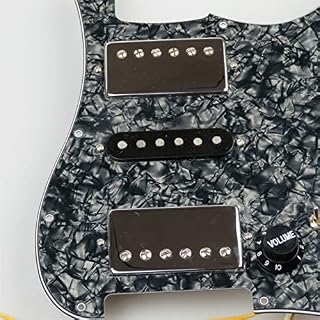 Hsh Pick-Humbucker De Guitare De Pickguard Chargé Hsh Style Appliquer sur Stratocas PickGuard 11 Vis Pickguard Guitare… - Les Beatles, Paul McCartney, John Lennon, RIngo Starr, George Harrison Hsh Pick-Humbucker De Guitare De Pickguard Chargé Hsh Style Appliquer sur Stratocas PickGuard 11 Vis Pickguard Guitare… – Image 2