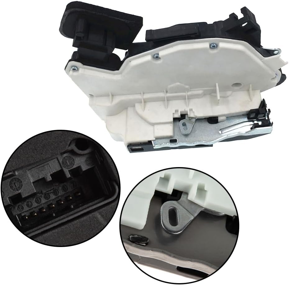 Rear Door Lock Actuator Passenger Side Rear Right, Compatible with Volkswagen OE Fit Select Models, 5K4839015F/5K4839015R/5K4839015M