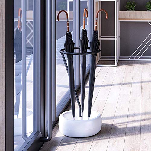 Support de parapluie compact rangement entrée tube acier stable