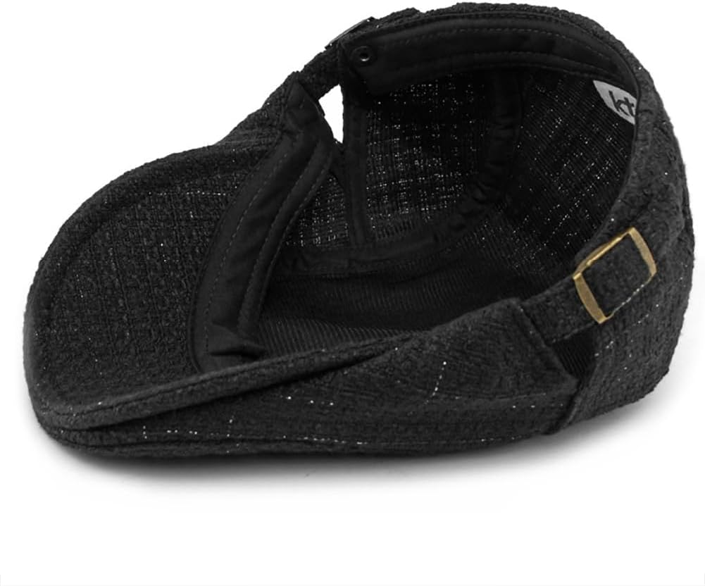 Newsboy Flat Caps for Men Women, Adjustable Ivy Gatsby Painter Cap Cabbie Golf Hat - Image 3