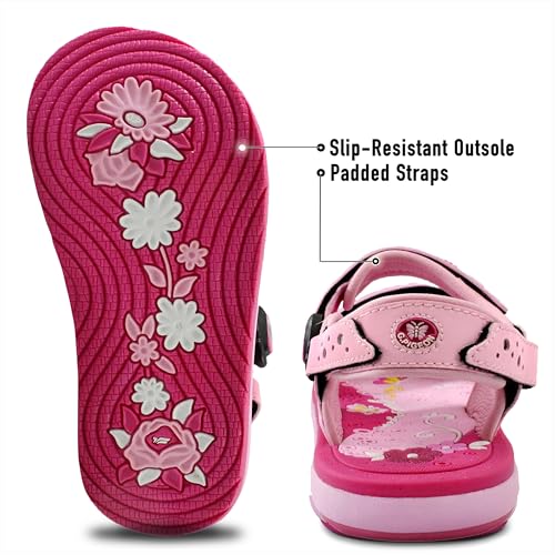 Image of Gold Pigeon Shoes Easy SNAP LOCK Outdoor Water Kids Toddler Sandals for Girls & Boys. Everyday, Vocation, Pool, Summer, Beach Essentials.