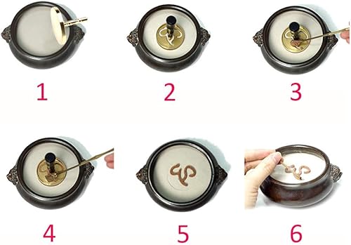 Miniatura 7 de Sleeri Kit de incienso para hacer incienso, kit de herramientas para incienso  DIY incienso  5 piezasjuego de molde de incienso en forma de nube,