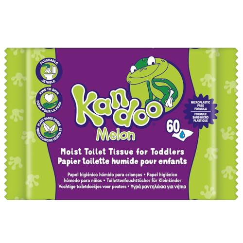 Kandoo lingettes melon x60 paquet humide jetable enfants