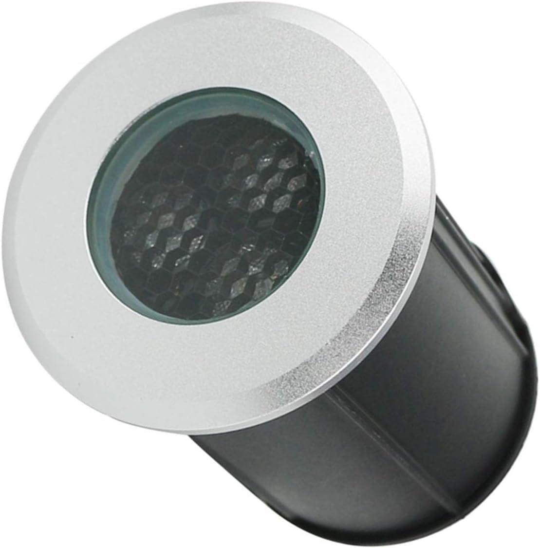 DARZYS Buried Light, Ground Lights Outdoor, Honeycomb Anti-Glare LED Underground Light, IP67 Outdoor Waterproof Built-in Floor Lamp, for Terrace Floor Lawn(Cold White,6W)