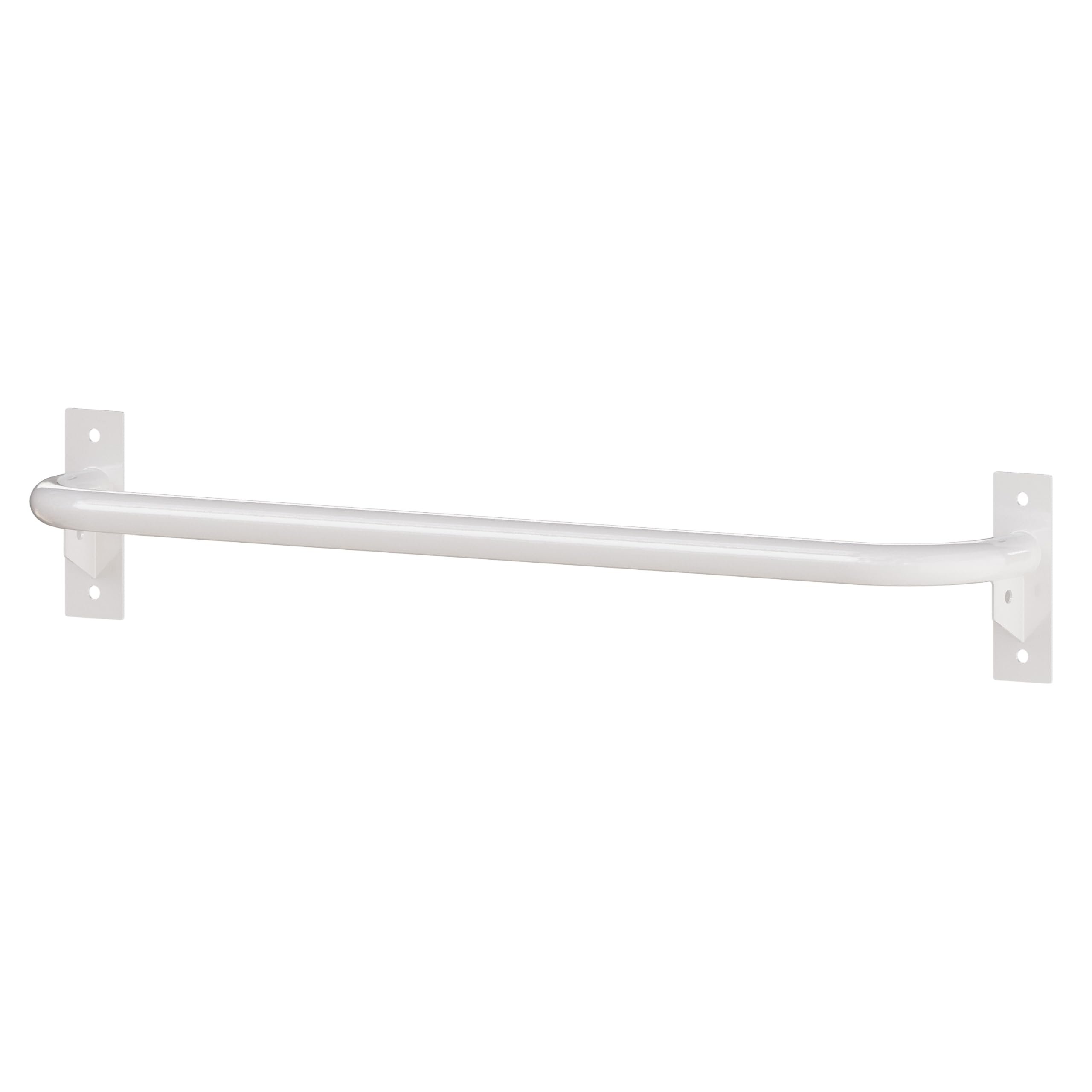 Wand Klimmzugstange, aus Stahl, pulverbeschichtete Pull-Up Bar mit 30 mm Griffdurchmesser, stabile Wandmontage, Schrauben und Kappen inklusive