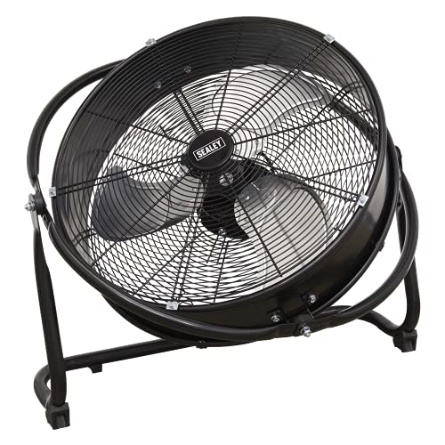 Miniatura 3 de Sealey Hvf20s - Ventilador Tipo Industrial Con Tambor Orbital De Alta Velocidad 50 Cm, 230 V